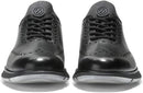 COLEHAAN MENS 4.ZEROGRAND OXFORD - SIZE: MEN 10.5W (AU/UK M9.5) - BLACK/BLACK - Like New