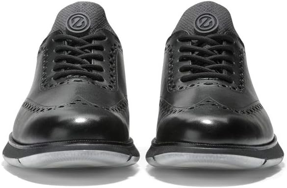 COLEHAAN MENS 4.ZEROGRAND OXFORD - SIZE: MEN 10.5W (AU/UK M9.5) - BLACK/BLACK - Like New
