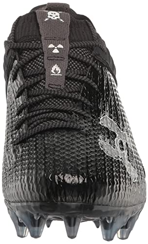 Under Armour Men's Blur Smoke 2.0 Molded Cleat Football Shoe Black/Black/Black New