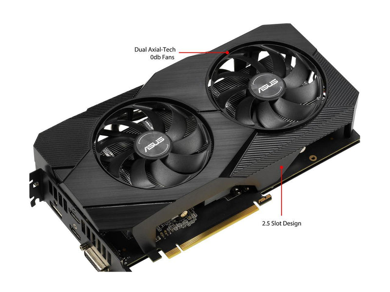 ASUS GeForce RTX 2060 Overclocked 6G GDDR6 Dual-Fan EVO Edition VR Ready