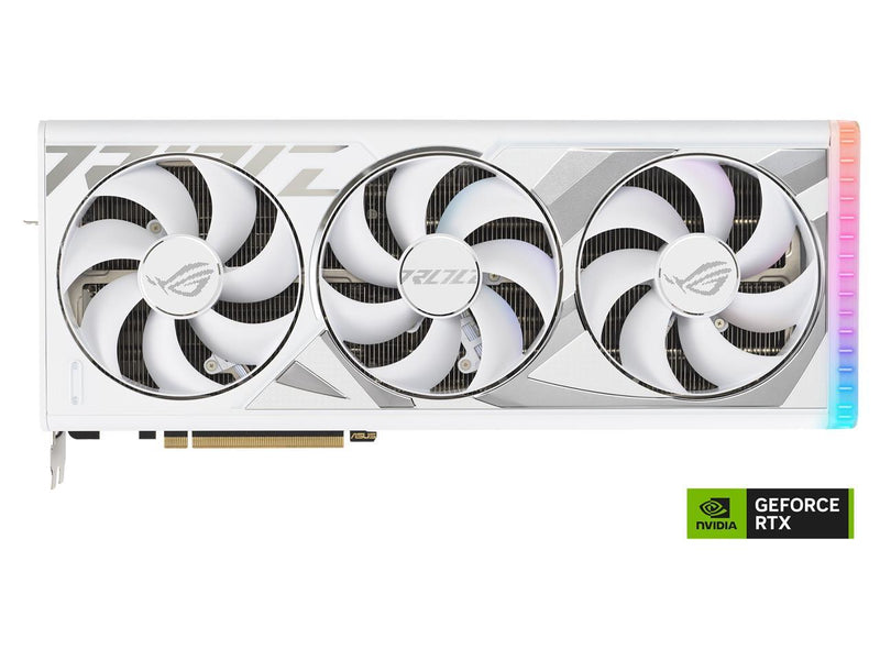 ASUS ROG Strix GeForce RTX 4090 White OC Edition Gaming Graphics Card (PCIe 4.0,