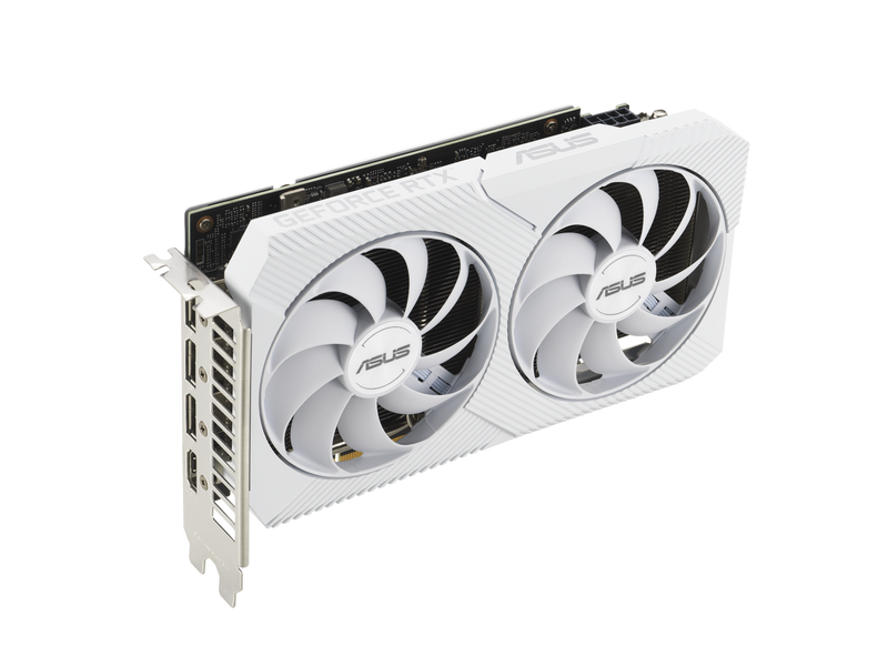 ASUS Dual GeForce RTX 3060 White OC Edition 12GB GDDR6 (PCIe 4.0, 12GB GDDR6,