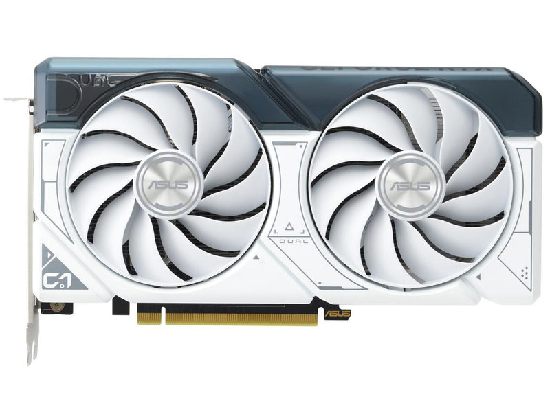 ASUS Dual GeForce RTX 4060 OC White Edition 8GB GDDR6 (PCIe 4.0, 8GB GDDR6, DLSS