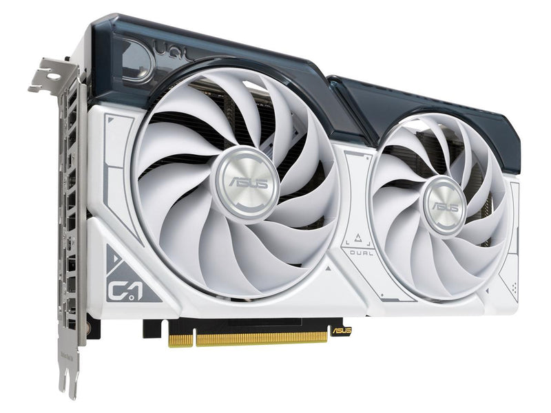 ASUS Dual GeForce RTX 4060 OC White Edition 8GB GDDR6 (PCIe 4.0, 8GB GDDR6, DLSS