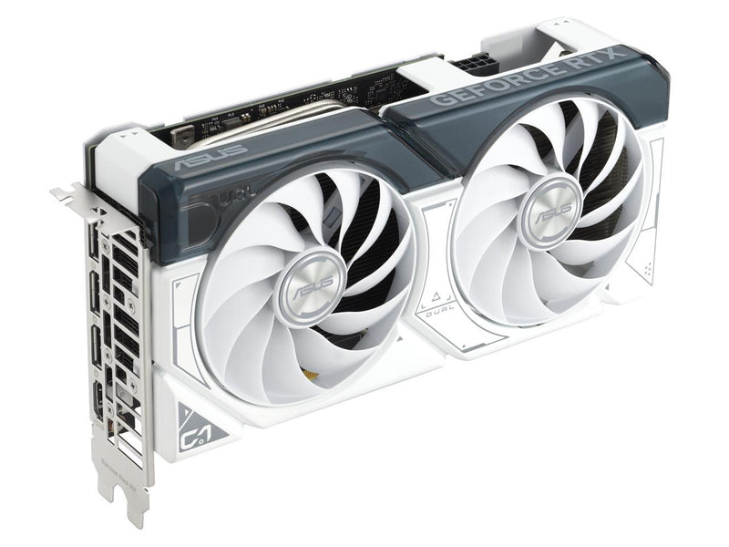 ASUS Dual GeForce RTX 4060 OC White Edition 8GB GDDR6 (PCIe 4.0, 8GB GDDR6, DLSS