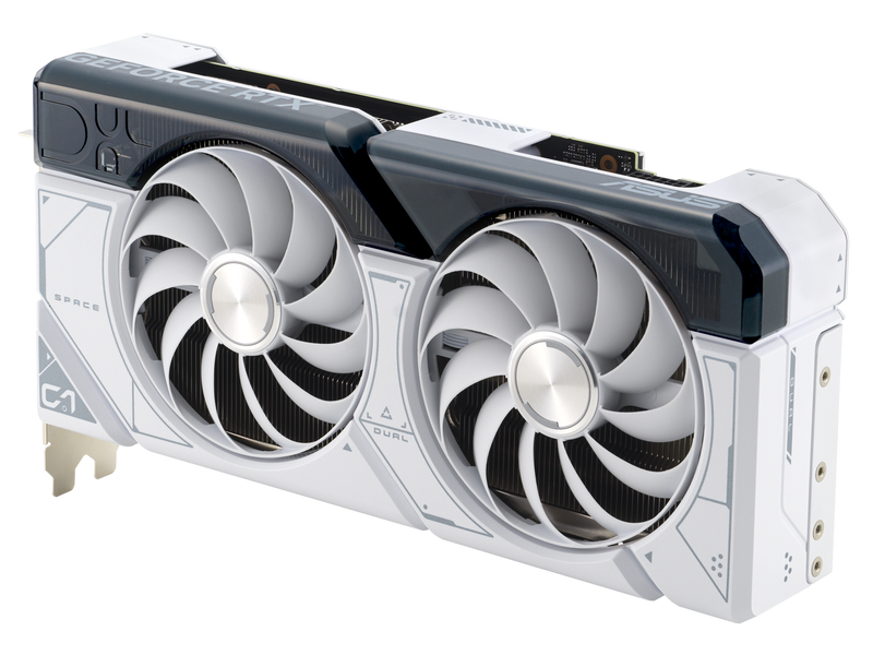 ASUS GeForce RTX 4070 Super 12GB Dual OC White GDDR6X Video Graphics Card GPU
