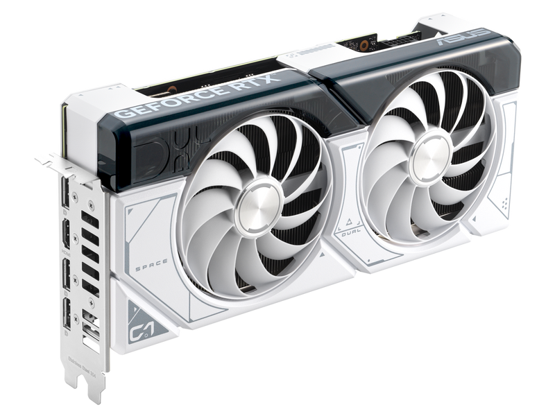 ASUS GeForce RTX 4070 Super 12GB Dual OC White GDDR6X Video Graphics Card GPU
