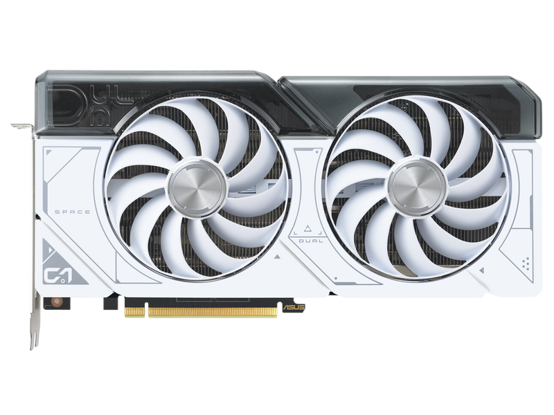 ASUS GeForce RTX 4070 Super 12GB Dual OC White GDDR6X Video Graphics Card GPU