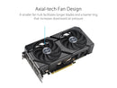 ASUS Dual GeForce RTX 4060 Ti 16GB GDDR6 PCI Express 4.0 x8 ATX Graphics Card