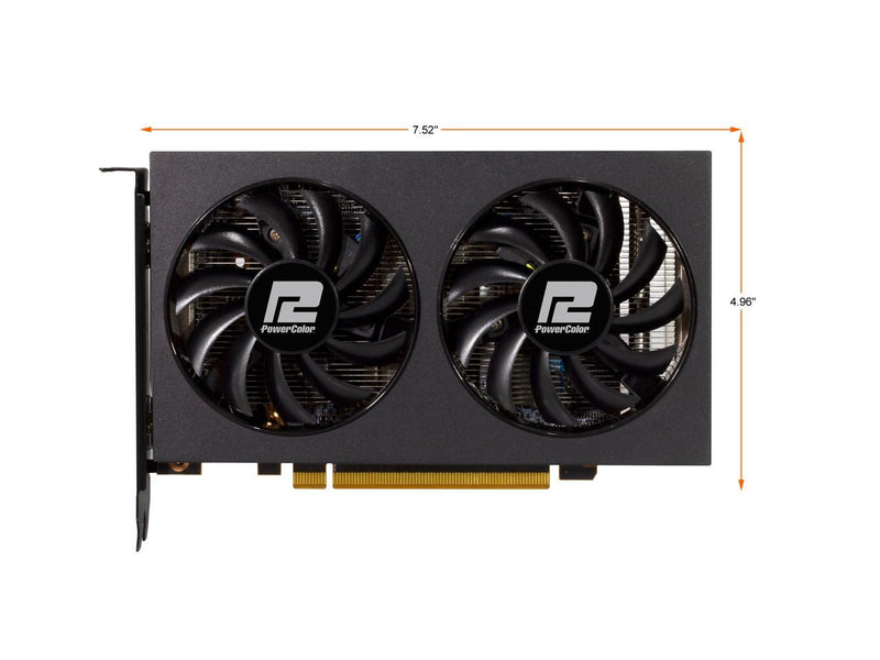 PowerColor Fighter Radeon RX 6500 XT 4GB GDDR6 PCI Express 4.0 ATX Video Card