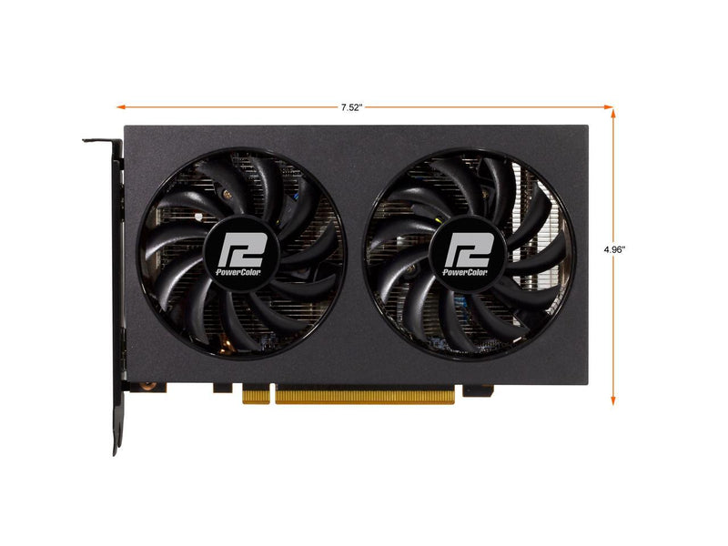 PowerColor Fighter AMD Radeon RX 6500 XT Gaming Graphics Card with 4GB