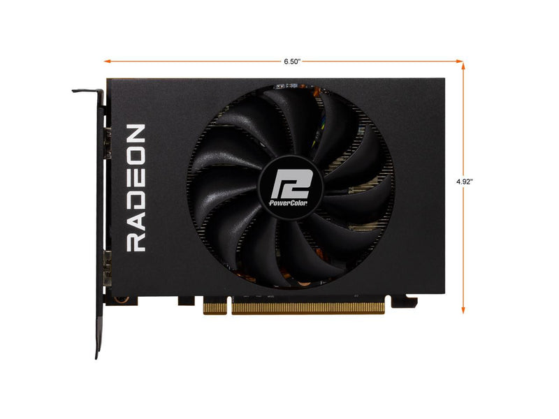PowerColor AMD Radeon RX 6500XT ITX Gaming Graphics Card 4GB GDDR6