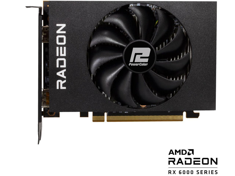 PowerColor Radeon RX 6400 4GB GDDR6 PCI Express 4.0 ITX Video Card AXRX 6400