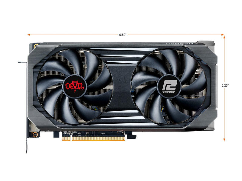 PowerColor RED DEVIL Radeon RX 6650 XT 8GB GDDR6 PCI Express 4.0 ATX Video Card