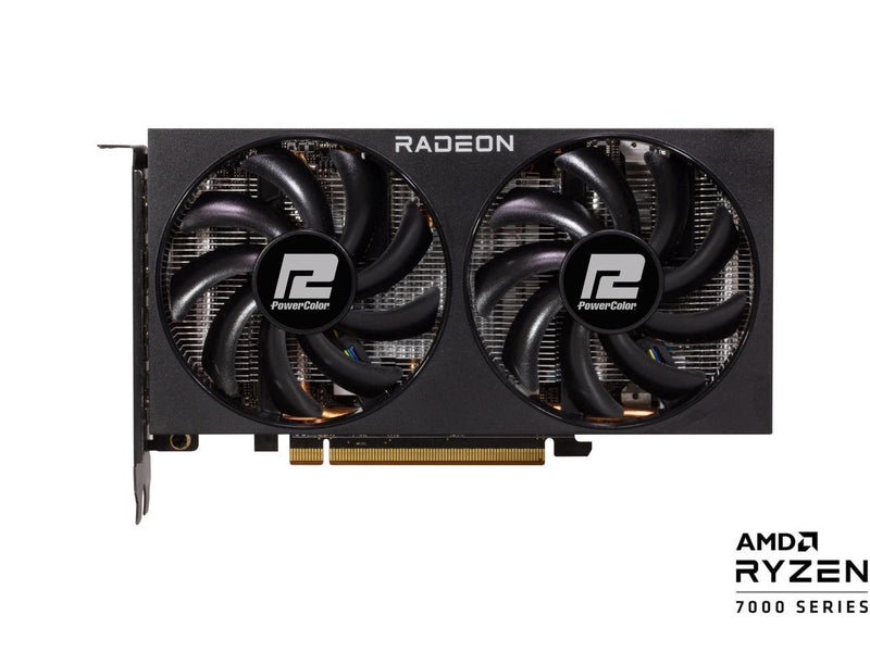 PowerColor Fighter Radeon RX 7600 8GB GDDR6 PCI Express 4.0 x8 ATX Video Card