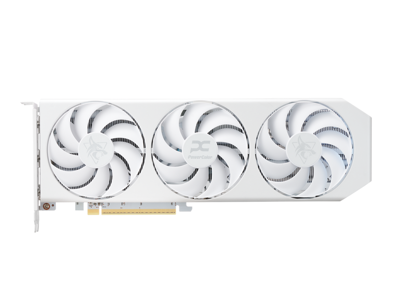 PowerColor Hellhound Spectral White Radeon RX 9060 XT 16GB GDDR6 PCI Express 5.0