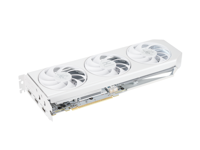 PowerColor Hellhound Spectral White Radeon RX 9060 XT 16GB GDDR6 PCI Express 5.0