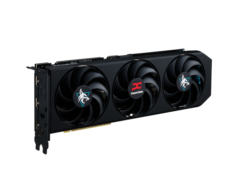 PowerColor Hellhound Radeon RX 9060 XT 16GB GDDR6 PCI Express 5.0 x16 ATX Video