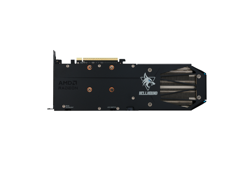 PowerColor Hellhound Radeon RX 9060 XT 16GB GDDR6 PCI Express 5.0 x16 ATX Video