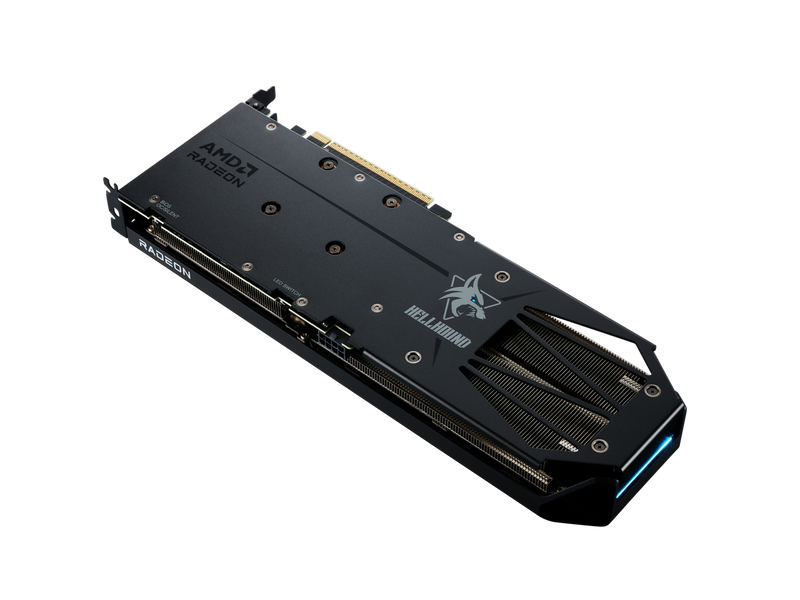 PowerColor Hellhound Radeon RX 9060 XT 16GB GDDR6 PCI Express 5.0 x16 ATX Video
