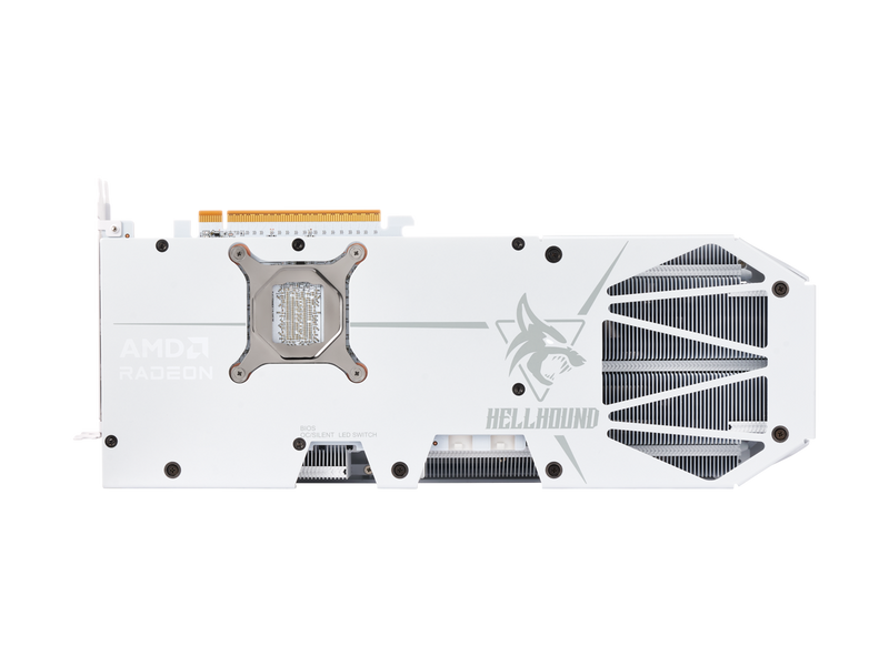 PowerColor Hellhound Radeon RX 9070 XT 16GB GDDR6 PCI Express 5.0 x16 Graphics