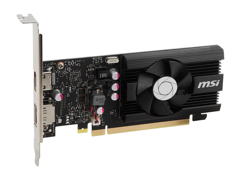 MSI GeForce GT 1030 2GB DDR4 PCI Express 3.0 x16 (Uses x4) Low Profile Video