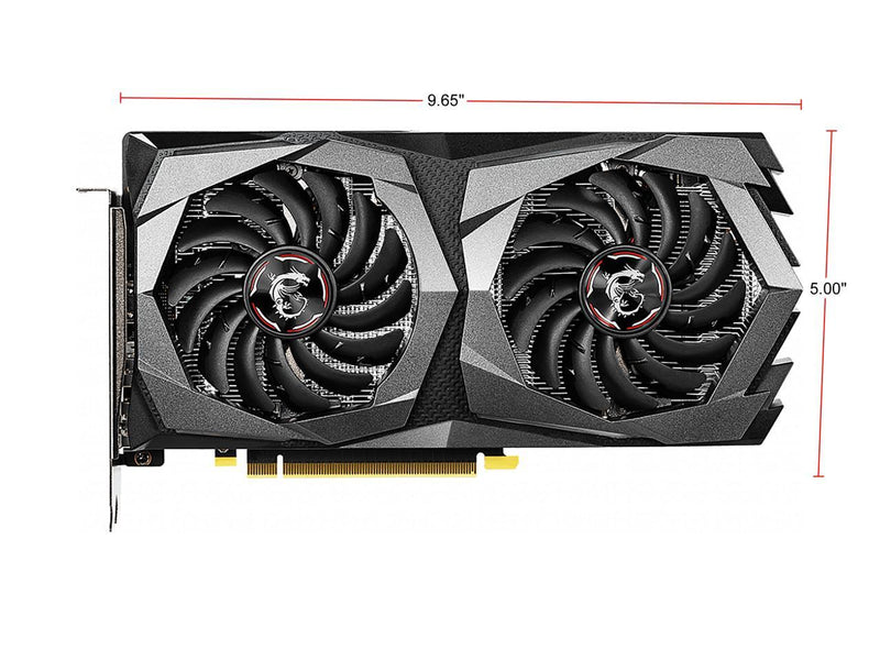 MSI GeForce GTX 1650 4GB GDDR6 PCI Express 3.0 x16 Video Card GTX 1650 D6 GAMING