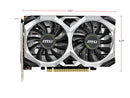 MSI GeForce GTX 1650 4GB GDDR6 PCI Express 3.0 x16 Video Card GTX 1650 D6 Ventus
