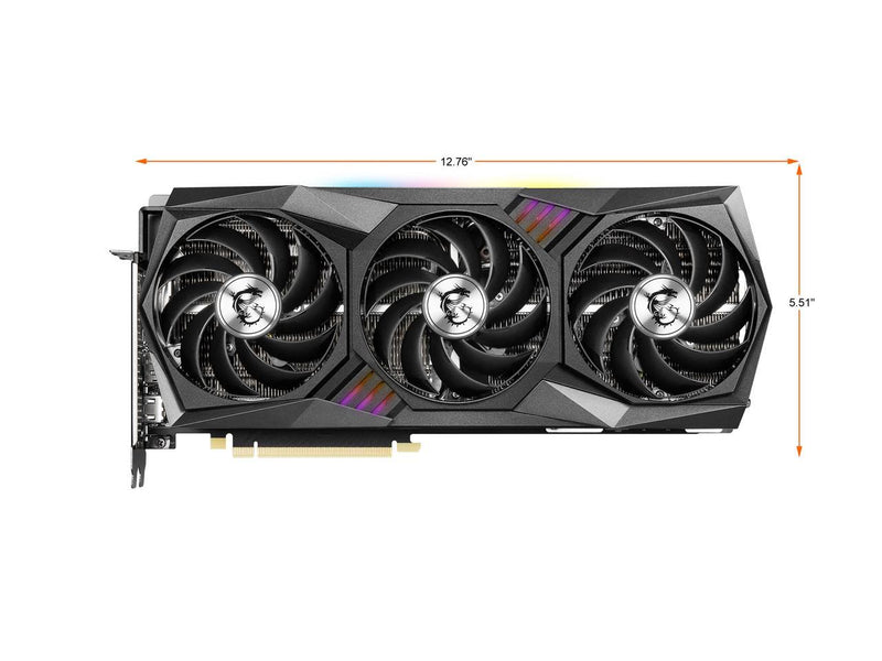 MSI Gaming GeForce RTX 3080 Ti 12GB GDRR6X 320-Bit HDMI/DP Nvlink Torx