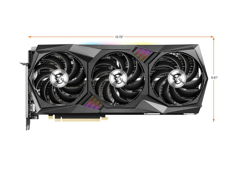 MSI Gaming GeForce RTX 3080 LHR 12GB GDRR6X 384-Bit HDMI/DP Nvlink Torx