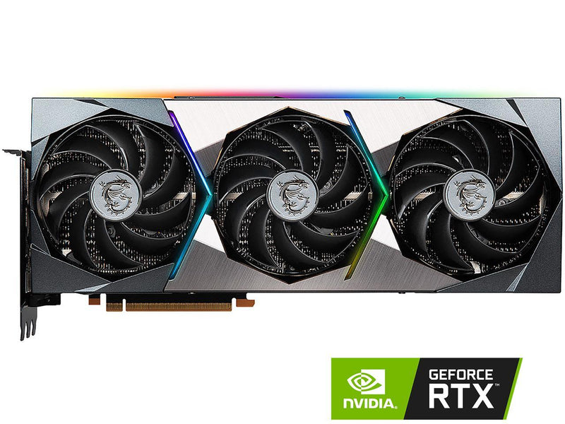 MSI Suprim GeForce RTX 3090 Ti 24GB GDDR6X PCI Express 4.0 SLI Support ATX Video