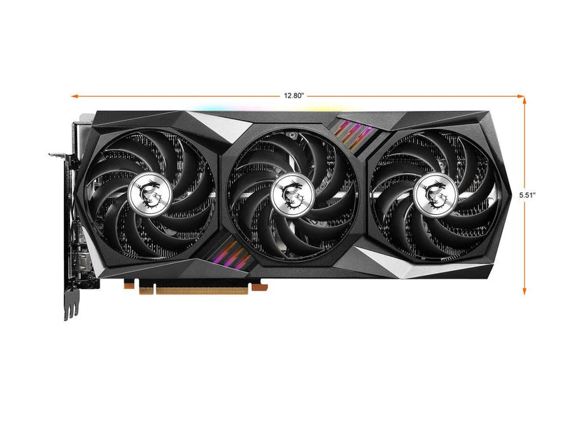 MSI Gaming GeForce RTX 3090 Ti 24GB GDDR6X PCI Express 4.0 SLI Support ATX Video