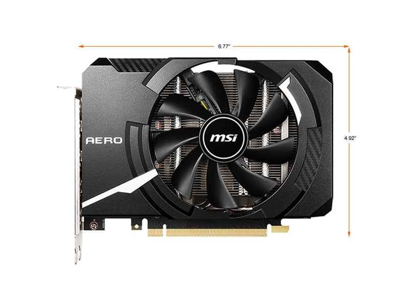 MSI GeForce RTX 3050 8GB GDDR6 PCI Express 4.0 Video Card RTX 3050 AERO ITX 8G