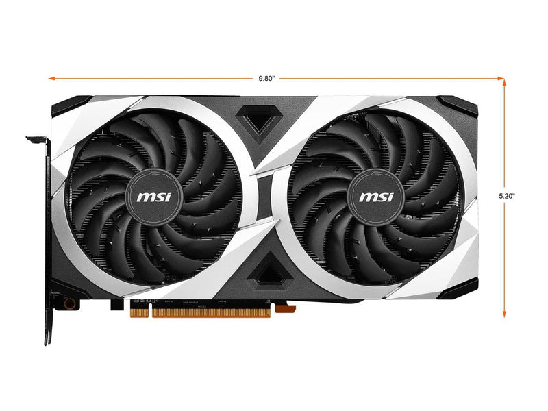 MSI Mech Radeon RX 6750 XT 12GB GDDR6 PCI Express 4.0 Video Card RX 6750 XT MECH