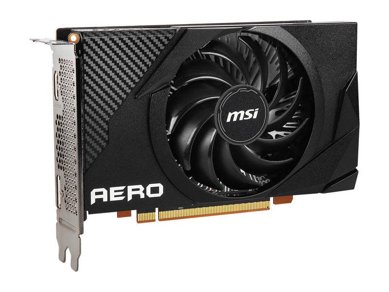 MSI Radeon RX 6400 4GB GDDR6 PCI Express 4.0 Video Card RX 6400 AERO ITX 4G