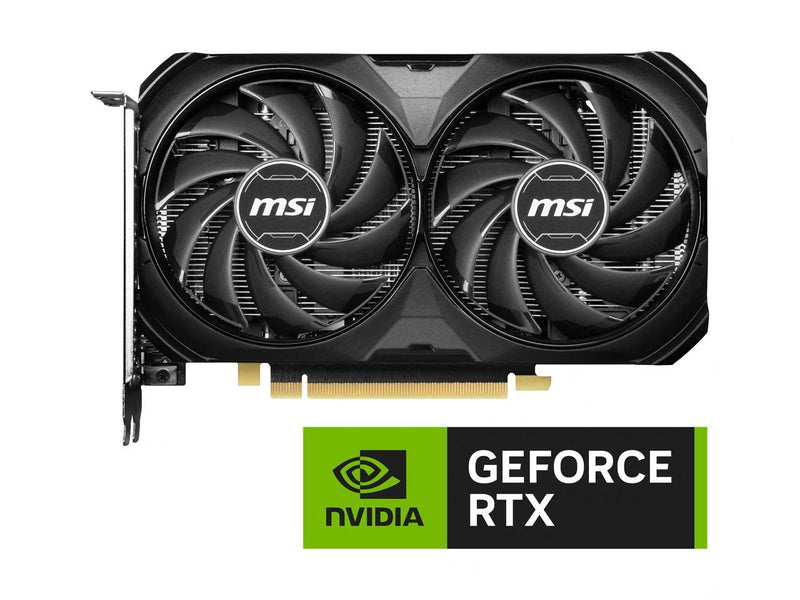 MSI Ventus GeForce RTX 4060 Ti 8GB GDDR6 PCI Express 4.0 x8 ATX Video Card RTX