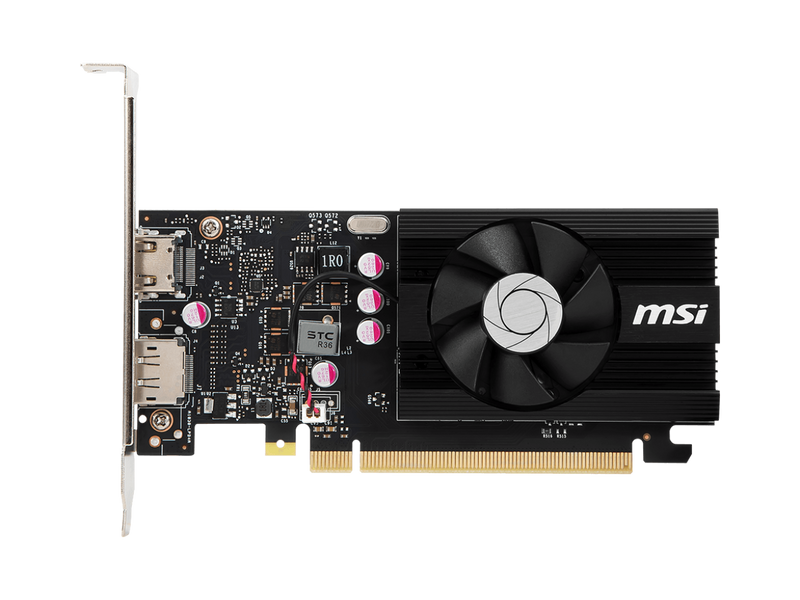 MSI GeForce GT 1030 4GB GDDR4 PCI Express 3.0 x16 (uses x4) ATX Video Card GT