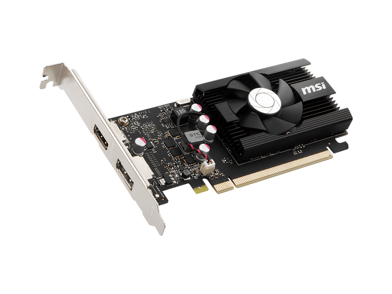 MSI GeForce GT 1030 4GB GDDR4 PCI Express 3.0 x16 (uses x4) ATX Video Card GT