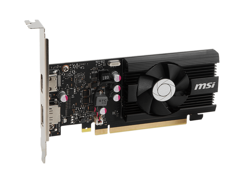 MSI GeForce GT 1030 4GB GDDR4 PCI Express 3.0 x16 (uses x4) ATX Video Card GT