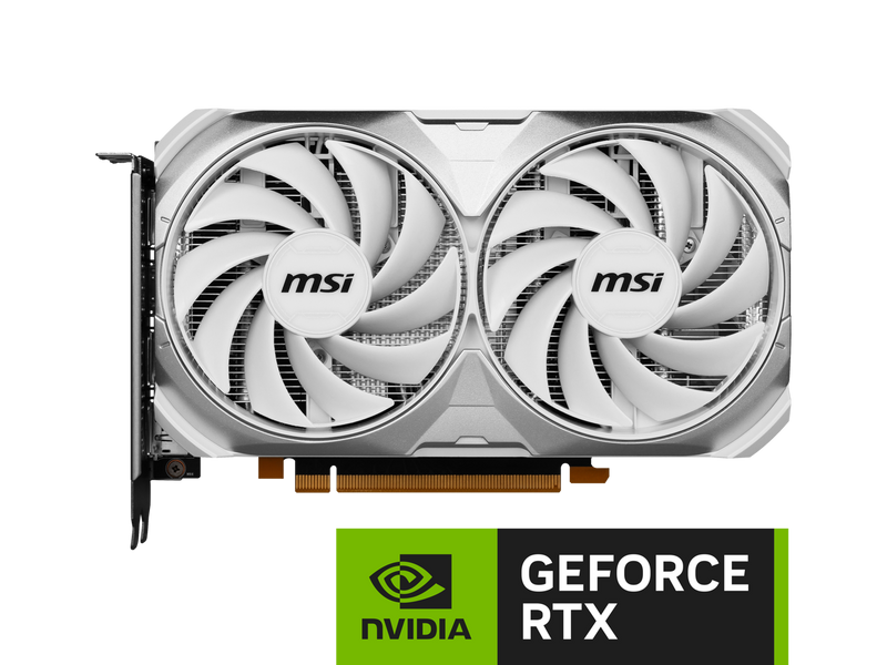 MSI Ventus GeForce RTX 4060 Video Card RTX 4060 VENTUS 2X WHITE 8G OC