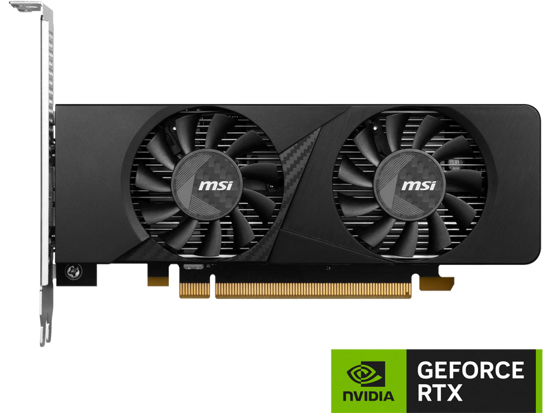 MSI LP GeForce RTX 3050 6GB GDDR6 PCI Express 4.0 x8 ATX Video Card RTX 3050 LP