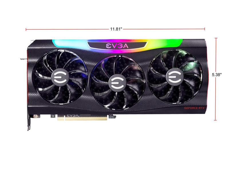 EVGA GeForce RTX 3080 FTW3 ULTRA GAMING Video Card, 10G-P5-3897-KR, 10GB GDDR6X,