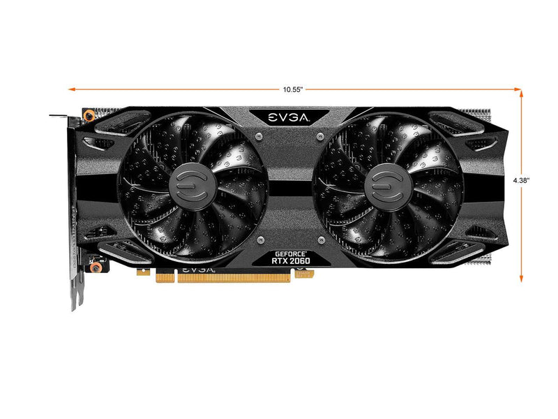 EVGA XC GeForce RTX 2060 12GB GDDR6 PCI Express 3.0 Video Card 12G-P4-2263-RX