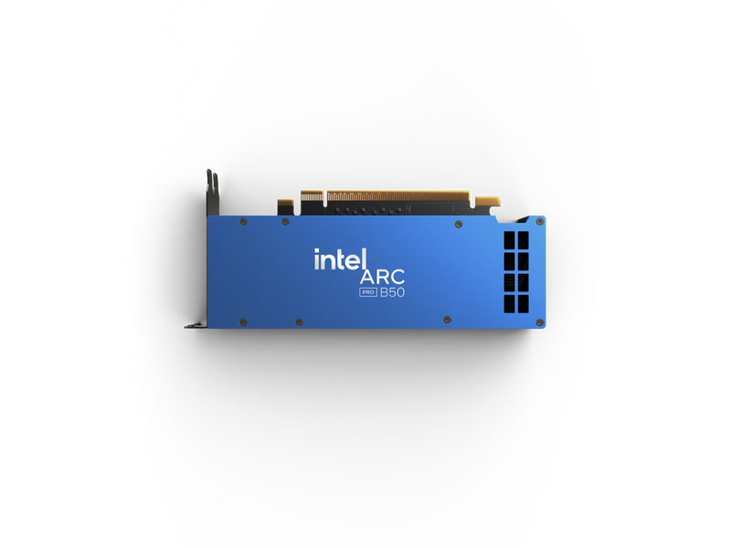 Intel Arc Pro B50 16GB 128-bit GDDR6 PCI Express 5.0 x8 AI and RT Workstation