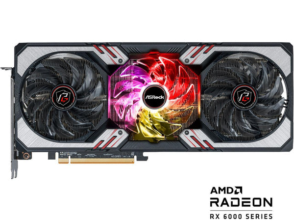 ASRock Radeon RX 6700 XT Phantom Gaming D Graphic Card, 12GB GDDR6 VRAM, AMD