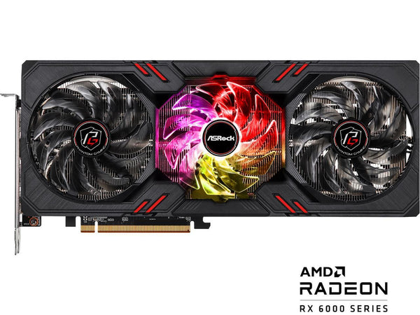 ASRock Phantom Gaming D Radeon RX 6600 XT 8GB GDDR6 PCI Express 4.0 Video Card