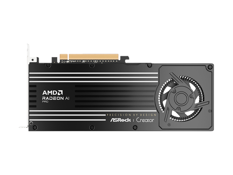 ASRock Creator Radeon AI PRO R9700 32GB GDDR6 PCI Express 5.0 x16 Graphics Card