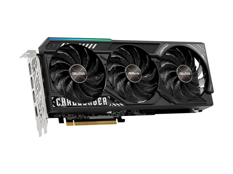 ASRock Challenger Radeon RX 9070 XT 16GB GDDR6 PCI Express 5.0 x16 Graphics Card