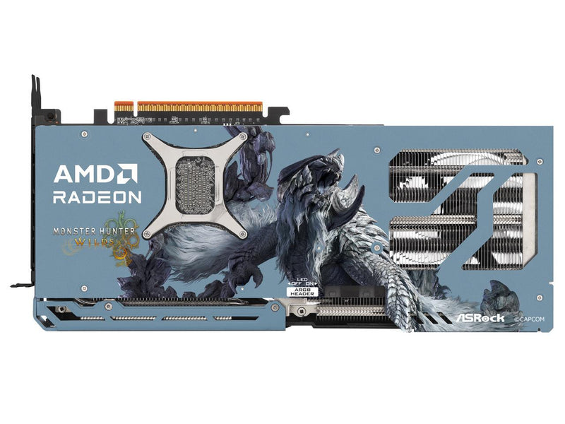 ASRock Monster Hunter Wilds Radeon RX 9070 XT 16GB GDDR6 PCI Express 5.0 x16