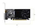 GIGABYTE GeForce GT 1030 2GB DDR4 Low Profile Video Card GV-N1030D4-2GL